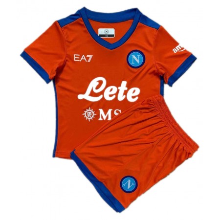 Billiga Fotbollströjor SSC Napoli Barn Tredje tröja 2021/22 Kortärmad